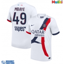 Paris Saint-Germain Ibrahim Mbaye #49 Gostujuci Dres 2025-26 Kratak Rukav